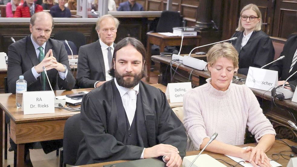 Christina Block ist angeklagt, die Entführung ihrer Kinder in Auftrag gegeben zu haben. Foto: Christian Charisius