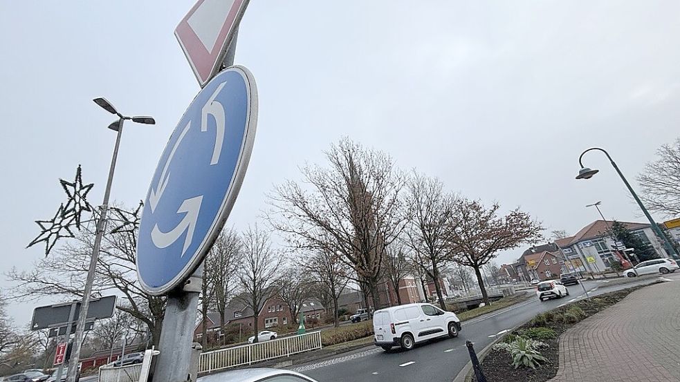 Der Kreisel soll im Jahr 2026 saniert werden. Foto: Dirk Hellmers