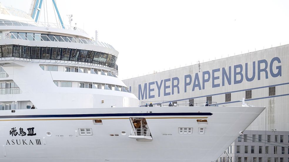 Die Orderbücher der Meyer Werft sind voll. (Archivbild) Foto: Sina Schuldt