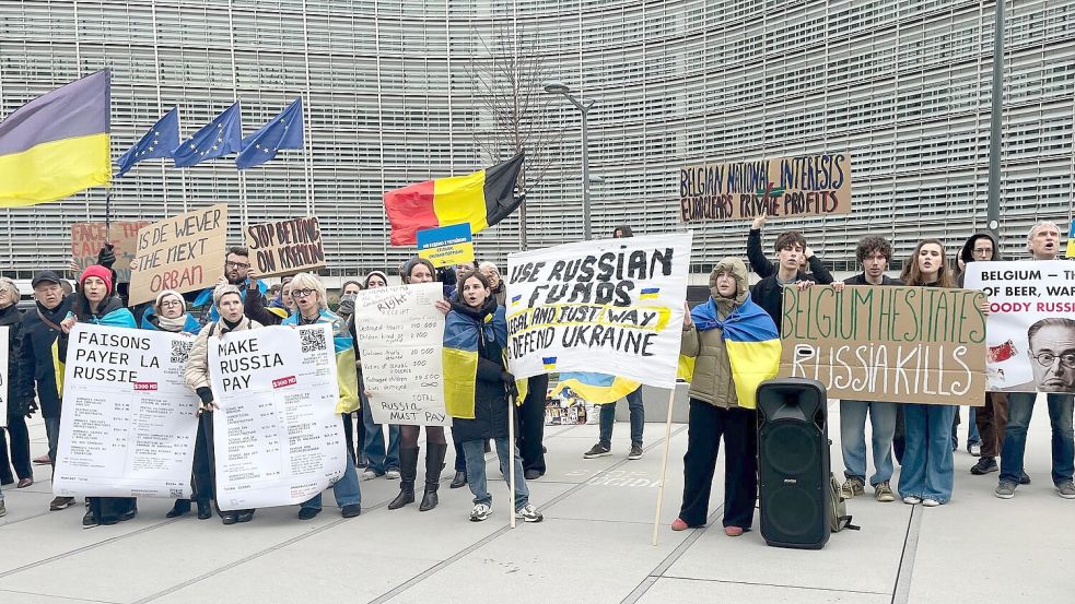 Die belgische Regierung blockiert den Plan bislang mit Verweis auf rechtliche und finanzielle Risiken. Foto: Katharina Redanz