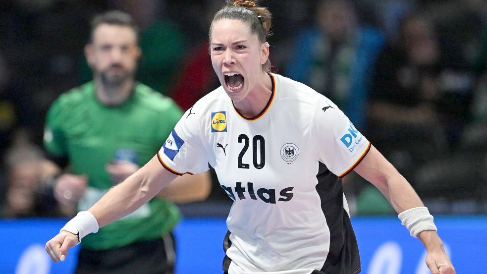 Emily Vogel war bis zum Frühjahr Kapitänin der deutschen Handballerinnen. Foto: Federico Gambarini