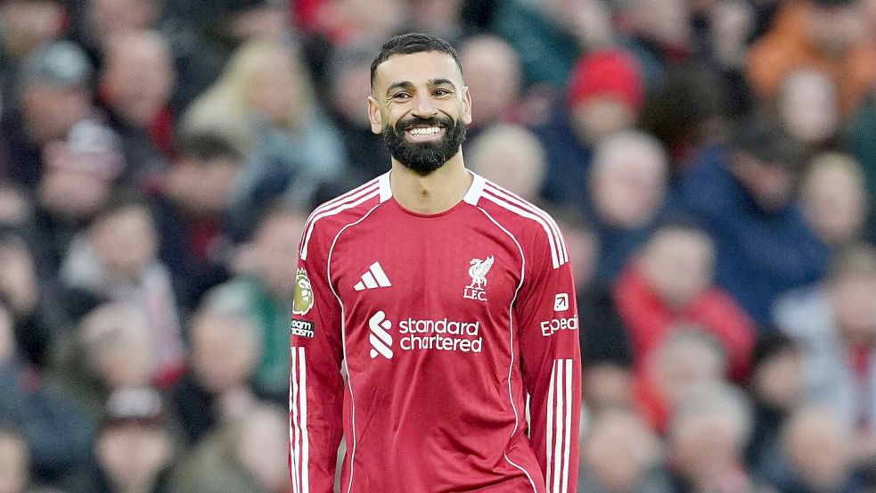Hat wieder gut lachen: Mohamed Salah Foto: Martin Rickett
