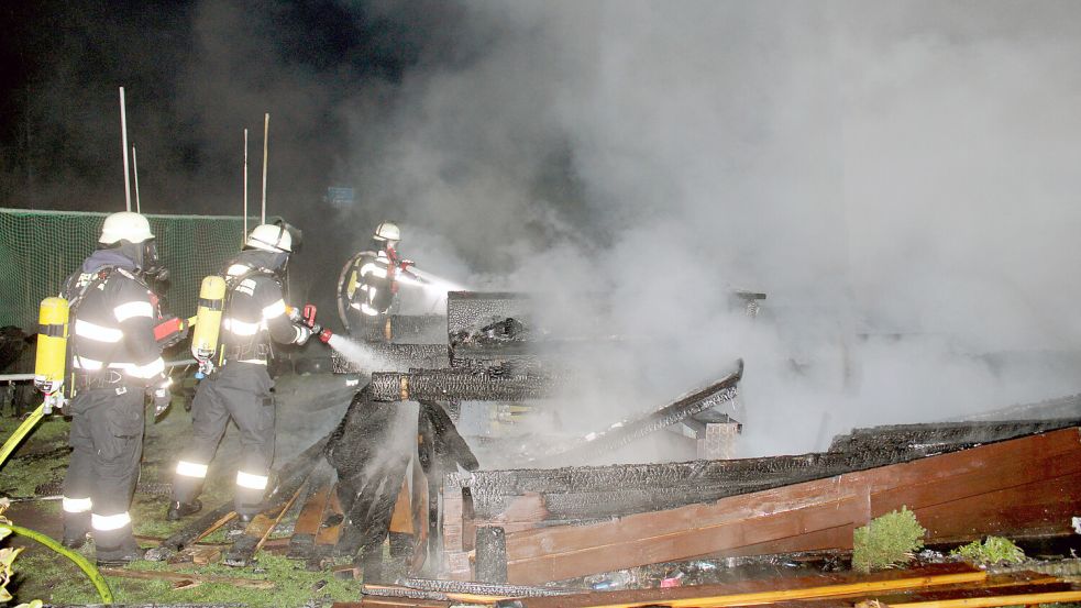 Die Feuerwehr brachte den Brand rasch unter Kontrolle. Foto: Joachim Rand/Feuerwehr