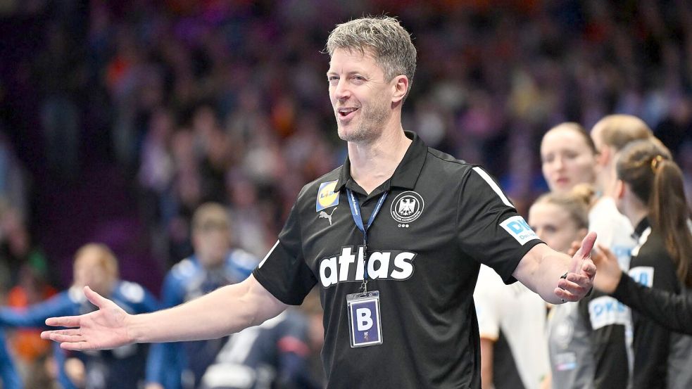 Markus Gaugisch lässt seine Zukunft als Bundestrainer der Handballerinnen offen. Foto: Federico Gambarini