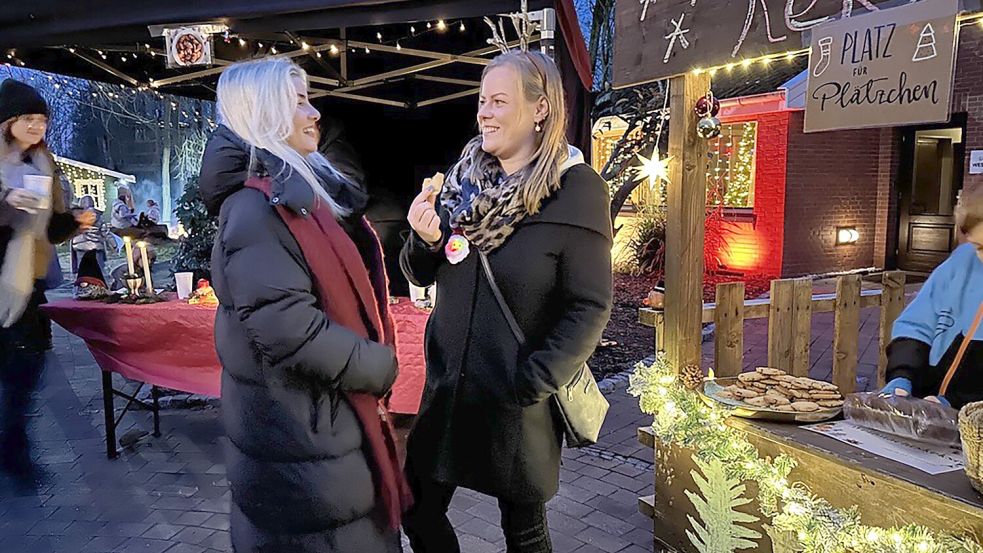 Rückenwind hat zu einem Weihnachtsmarkt eingeladen. Foto: Rückenwind/Jessica Janssen