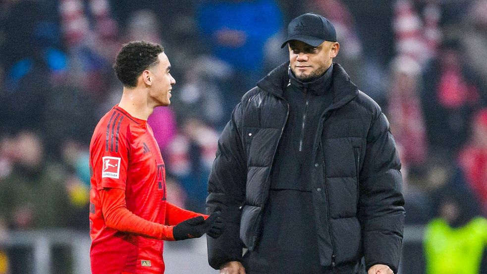 Das Comeback von Musiala (l) naht. (Archivbild) Foto: Tom Weller