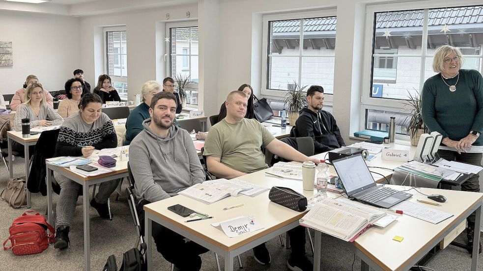 Täglich treffen sich Frauen und Männer im Friesoyther Bildungswerk, um Deutsch zu lernen. Foto: Bildungswerk
