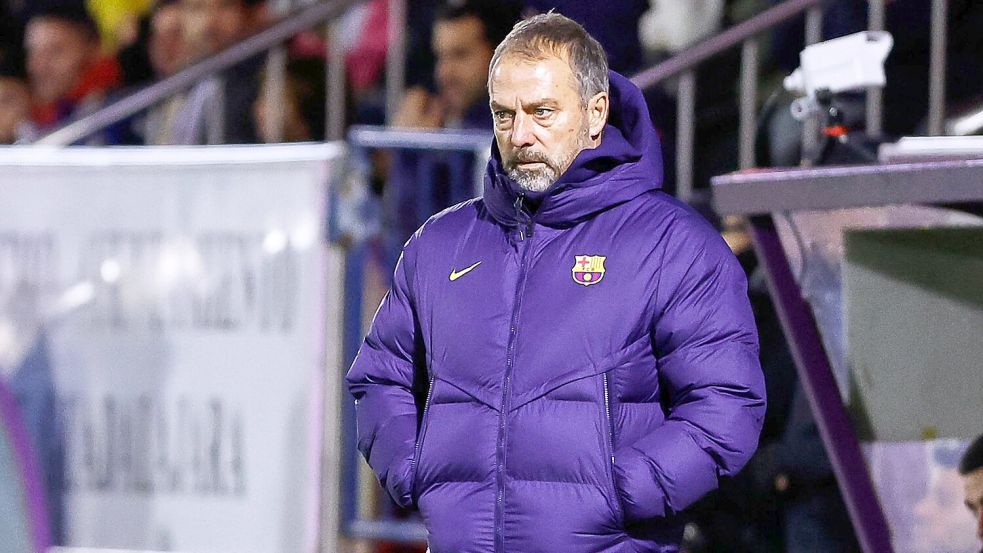 Hansi Flick setzt im Tor auf Joan Garcia. Foto: Rudy Garcia/AP/dpa