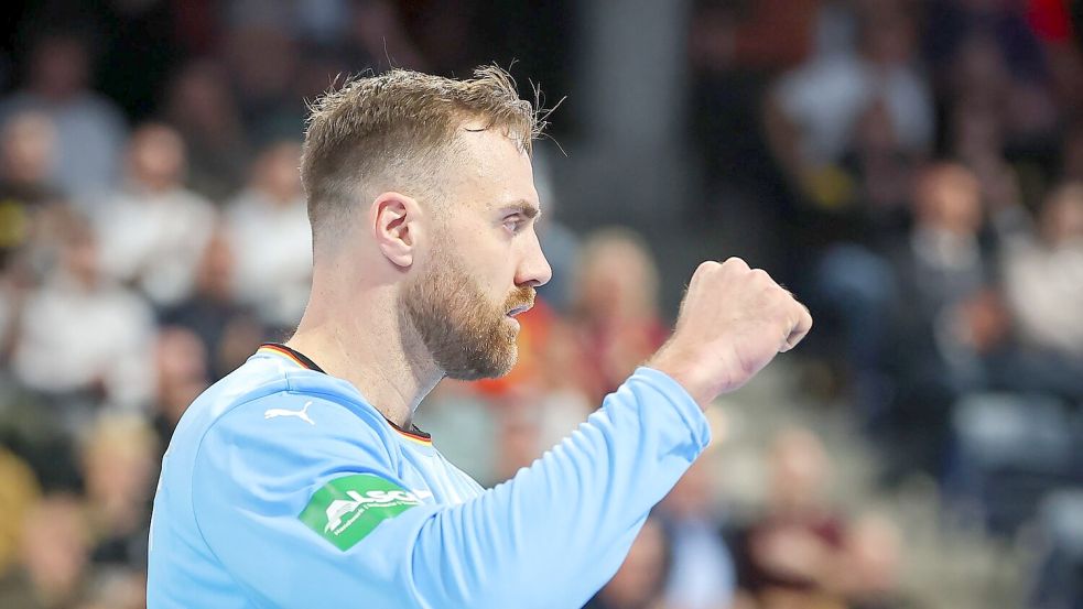 Torhüter Andreas Wolff ist der Erfahrenste im EM-Kader der deutschen Handballer. (Archivbild) Foto: Daniel Karmann