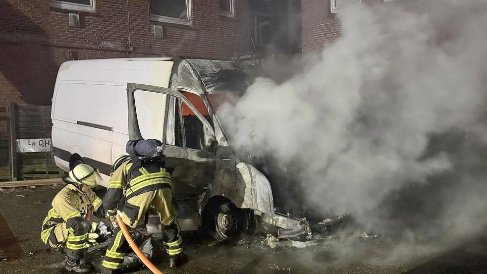 Der Einsatz der Feuerwehr dauerte eine Stunde. Foto: Feuerwehr Leer