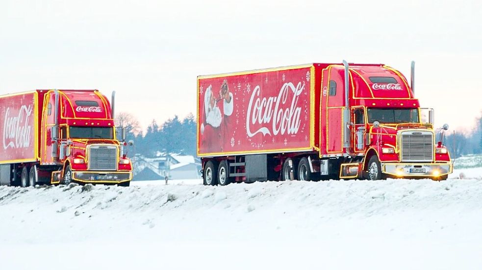Die Weihnachtstrucks von Coca-Cola machen Station in Osnabrück Foto: The Coca-Cola Company