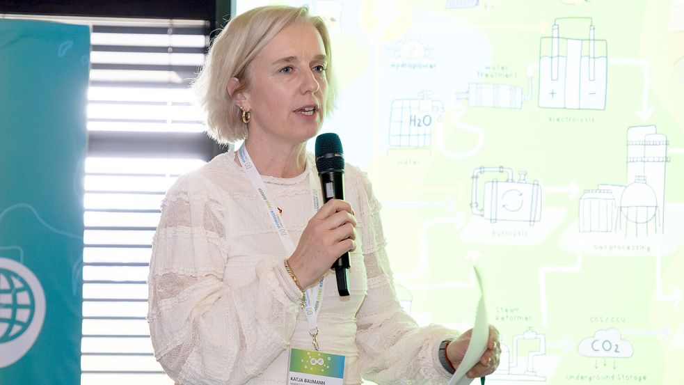 Katja Baumann will Bürgermeisterin in Uplengen werden. Foto: privat