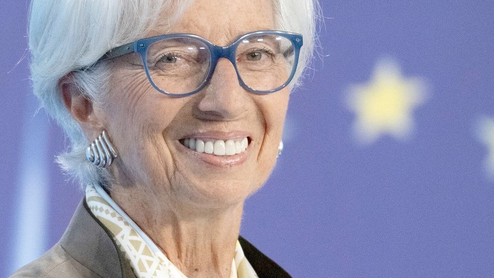 Die Amtszeit von EZB-Präsidentin Lagarde läuft bis Oktober 2027. Erste Namen, wer sie beerben könnte, werden schon gehandelt. (Archivbild) Foto: Boris Roessler