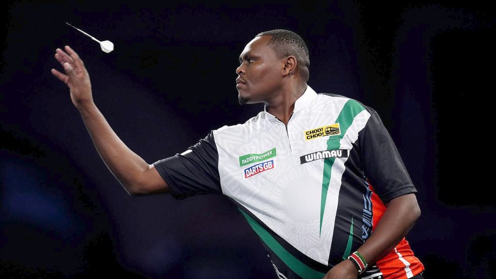 Spielte erstmals bei der WM: David Munyua. Foto: John Walton