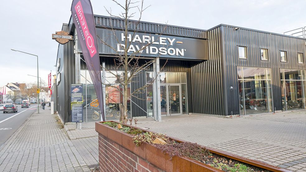 Im Dezember 2025 schließt die Osnabrücker Harley-Davidson-Niederlassung an der Hannoverschen Straße. Foto: Jörn Martens