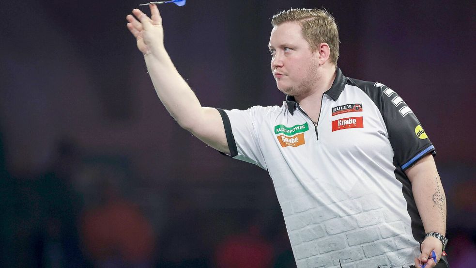 Für Martin Schindler und weitere deutsche Darts-Profis ist bei der WM noch alles drin. Foto: IMAGO/Ian Stephen