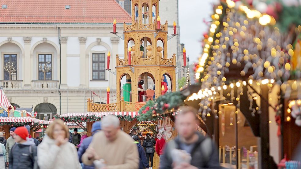Wegen Sicherheitsbedenken war in diesem Jahr lange unklar, ob der Markt öffnen darf. (Archivbild) Foto: Matthias Bein