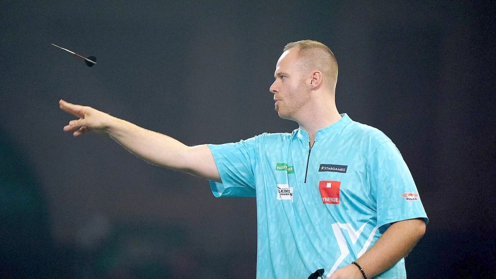 Chancenlos gegen Luke Woodhouse: Max Hopp. Foto: Bradley Collyer/PA/AP/dpa