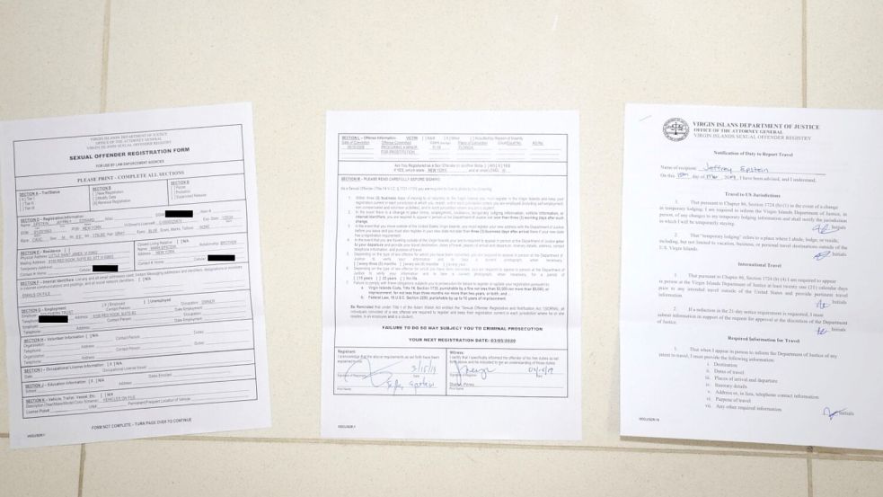 Die Veröffentlichung der Epstein-Dokumente erfolgte kurz vor der Deadline. Foto: Uncredited/U.S. Department of Ju