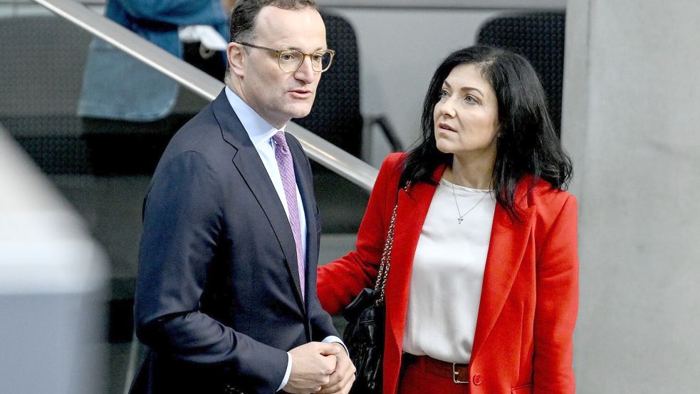 Unionsfraktionschef Spahn und Wirtschaftsministerin Reiche wollen die Konjunktur in Gang bringen (Archivbild) Foto: Britta Pedersen