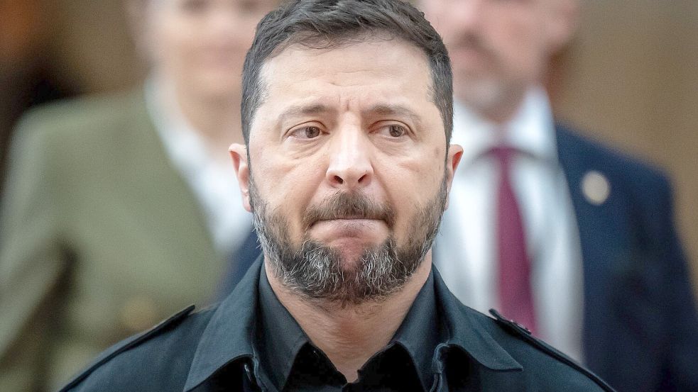 Hoffnungen auf einen Nato-Beitritt kann Rutte dem ukrainischen Präsidenten Wolodymyr Selenskyj derzeit nicht machen. (Archivbild) Foto: Michael Kappeler/dpa