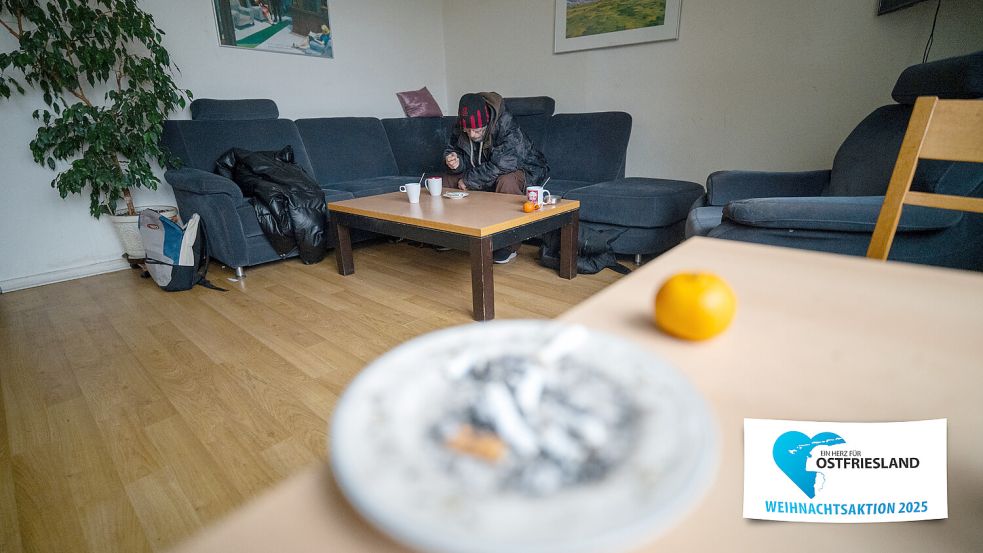 Der Tagesaufenthalt an der Emder Hansastraße ist auch an den Feiertagen für seine Klientel geöffnet. Foto: Klaus Ortgies