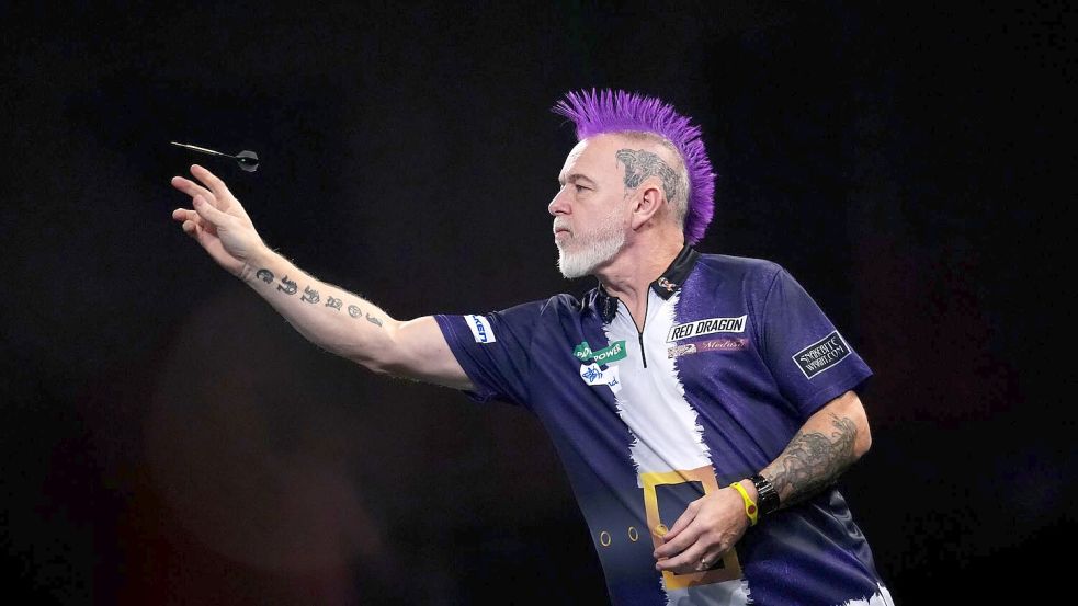 Peter Wright startete schwach in die Partie - und wurde noch schwächer. Foto: Adam Davy