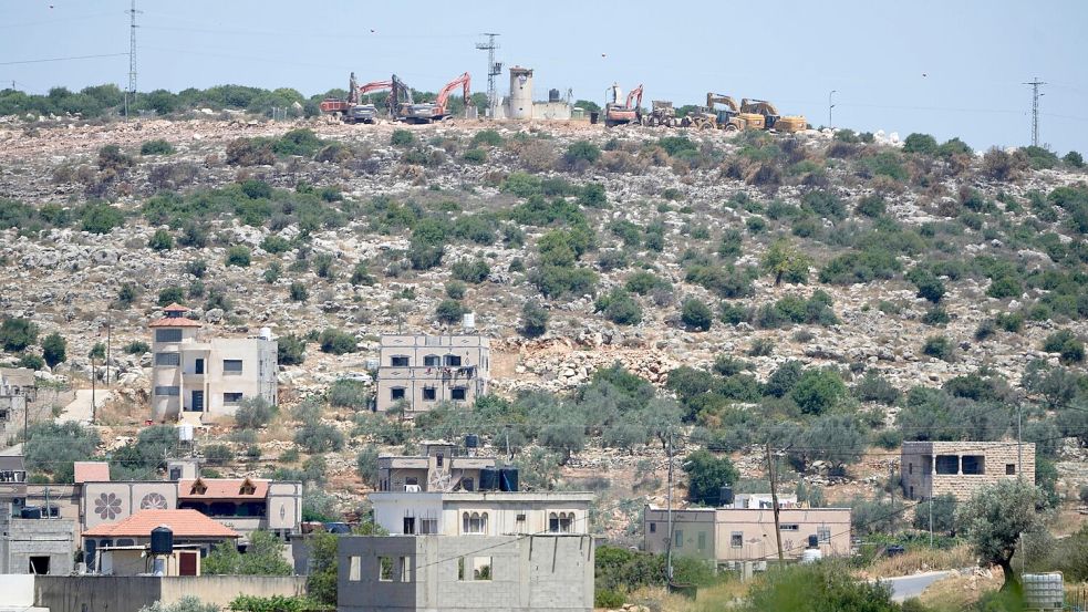 Westliche Staaten kritisieren den Siedlungsbau im Westjordanland. (Archivbild) Foto: Nasser Nasser/AP/dpa