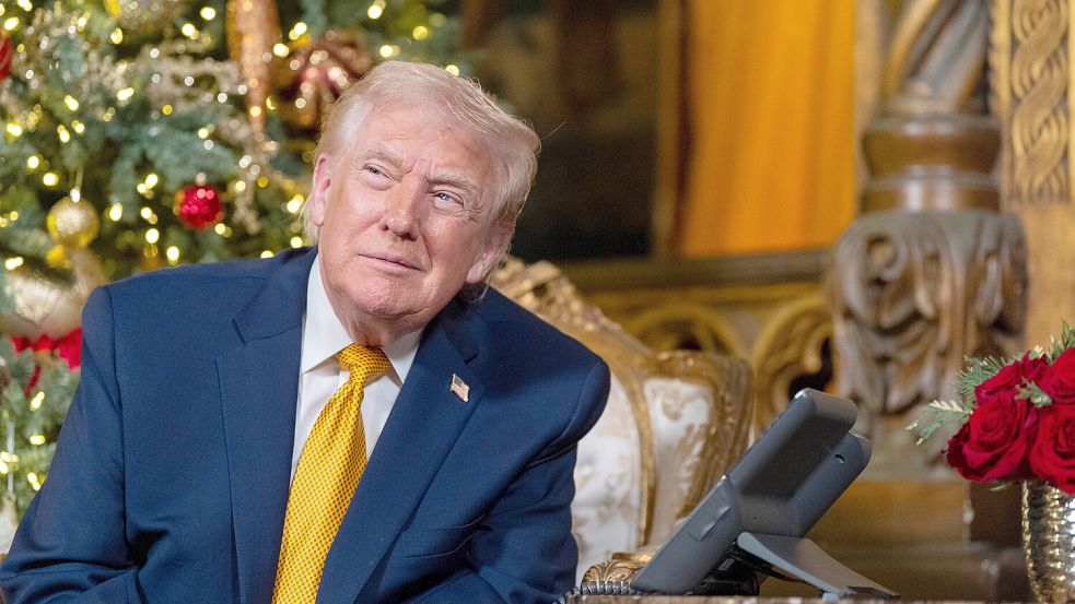 US-Präsident Donald Trump hat auch an Weihnachten scharfe Worte für „radikale Linke“ gefunden. Foto: dpa/AP/Alex Brandon