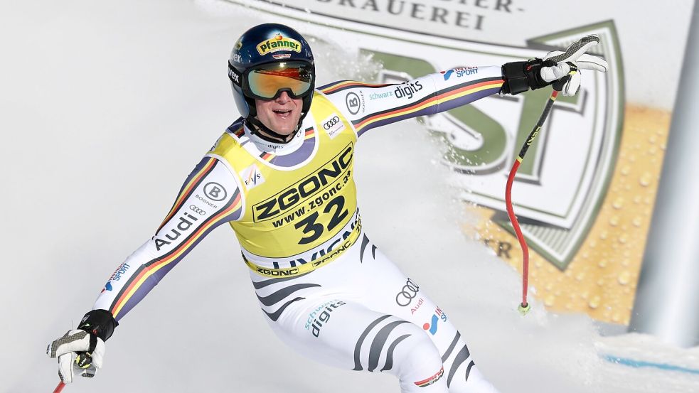 Simon Jocher sorgte in Livigno für eine deutsche Überraschung. Foto: Marco Trovati/AP/dpa
