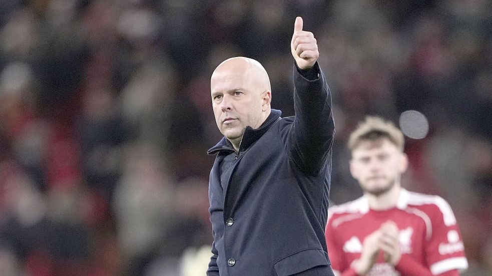 Sieht Wirtz im Aufwind: Liverpool-Trainer Arne Slot. Foto: Peter Byrne