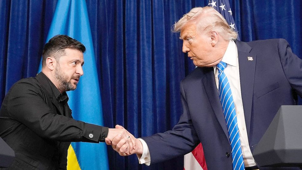 Das Treffen von Trump und Selenskyj endete ohne konkrete Ergebnisse. Foto: Alex Brandon/AP/dpa