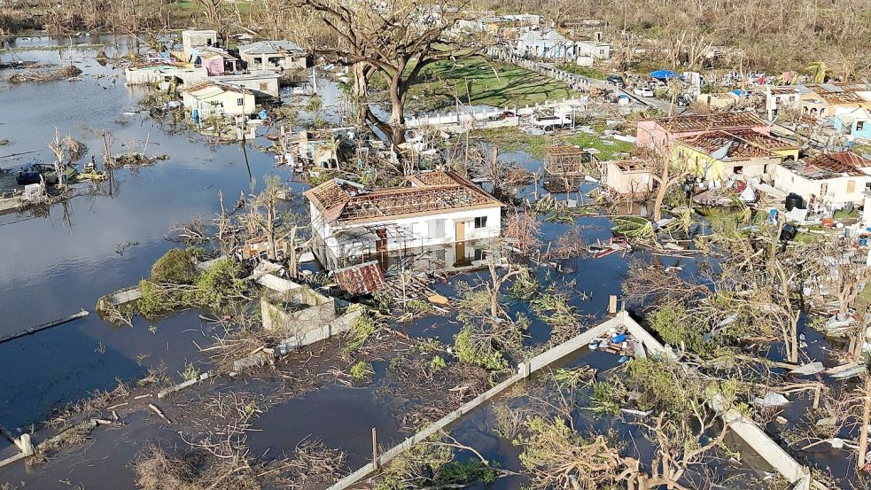 Jamaika nach dem Durchzug des Hurrikans Melissa. (Archivbild) Foto: Matias Delacroix/AP/dpa