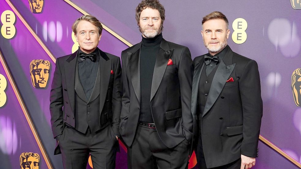 Take That sind inzwischen nur noch zu dritt unterwegs - ohne Robbie Williams. (Archivbild) Foto: Ian West