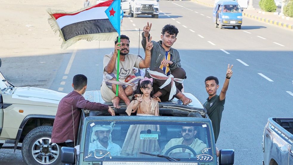 Die Separatisten haben im östlichen Jemen große Gebiete eingenommen. Foto: Uncredited/AP/dpa