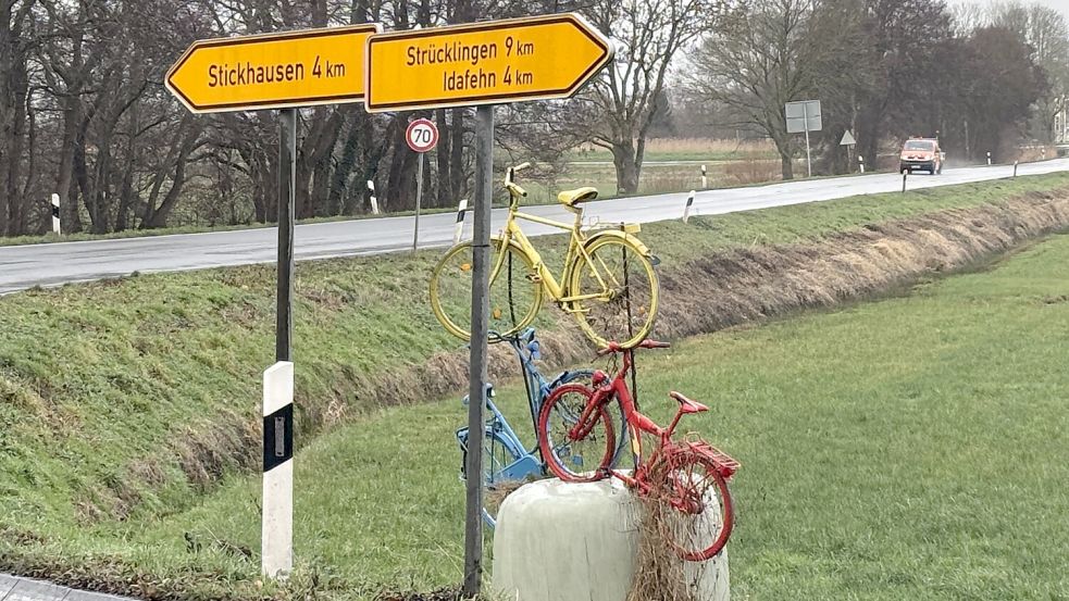 Wann wird der Radweg an der Landesstraße 21 zwischen Holte, Potshausen und Stickhausen gebaut? Bislang gibt es noch keinen Starttermin. Fotos: Henrik Zein