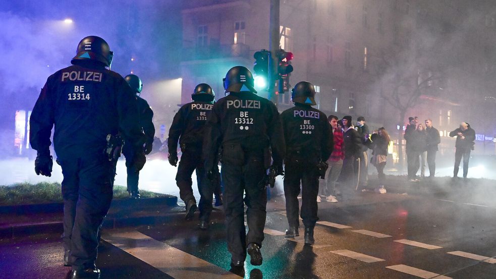 In vielen Großstädten, wie hier in Berlin, herrscht zu Silvester Ausnahmezustand. Foto: dpa/Sebastian Gollnow