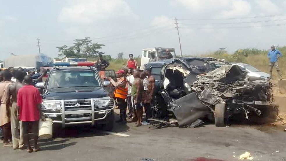 Zu dem Unfall kam es in Nigeria, wo Anthony Joshua Verwandte besuchte. (Archivbild) Foto: Uncredited/Federal Road Safety C
