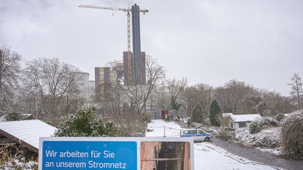 Nach einem Stromausfall arbeitet Stromnetz Berlin an der Wiederherstellung der Versorgung Foto: Michael Kappeler/dpa