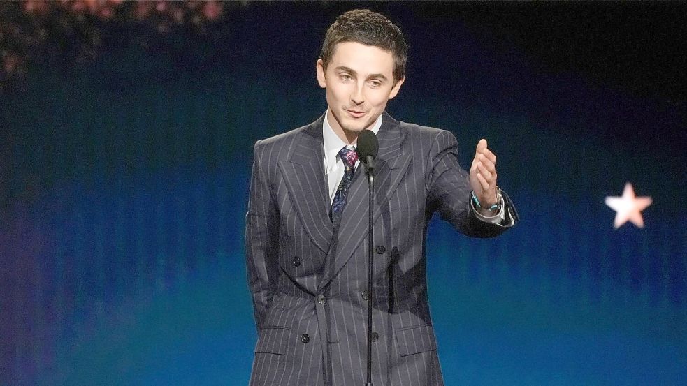 Timothée Chalamet wird in seiner Dankesrede ungewohnt privat. Foto: Chris Pizzello/Invision/AP/dpa