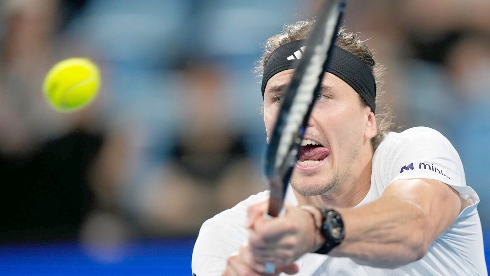Alexander Zverev streckte sich vergeblich. Foto: Rick Rycroft/AP/dpa