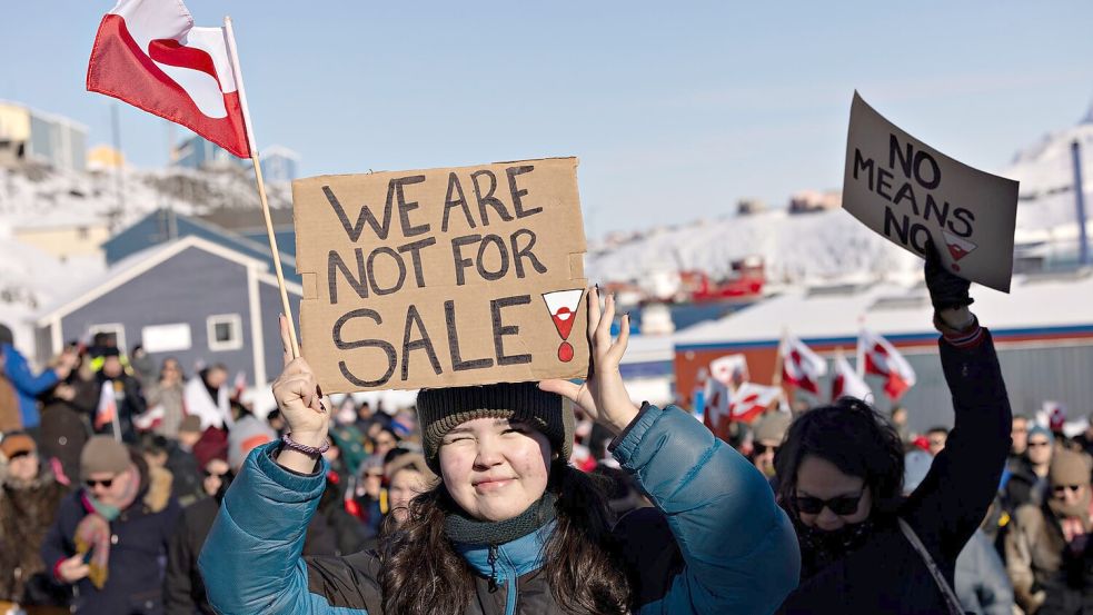 Die Grönländerinnen und Grönländer haben eine klare Meinung. (Archivbild) Foto: Christian Klindt Soelbeck/Ritzau