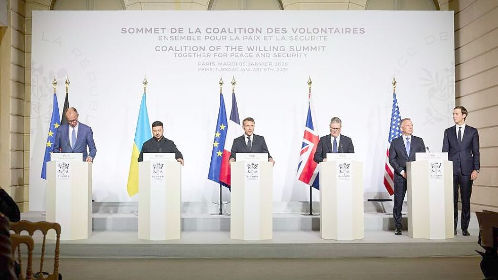 Ukraines Präsident, Wolodymyr Selenskyj, wünscht sich für den Ernstfall eindeutigere Zusagen seiner Verbündeten. Foto: IMAGO/PRESIDENT OF UKRAINE\apaimages