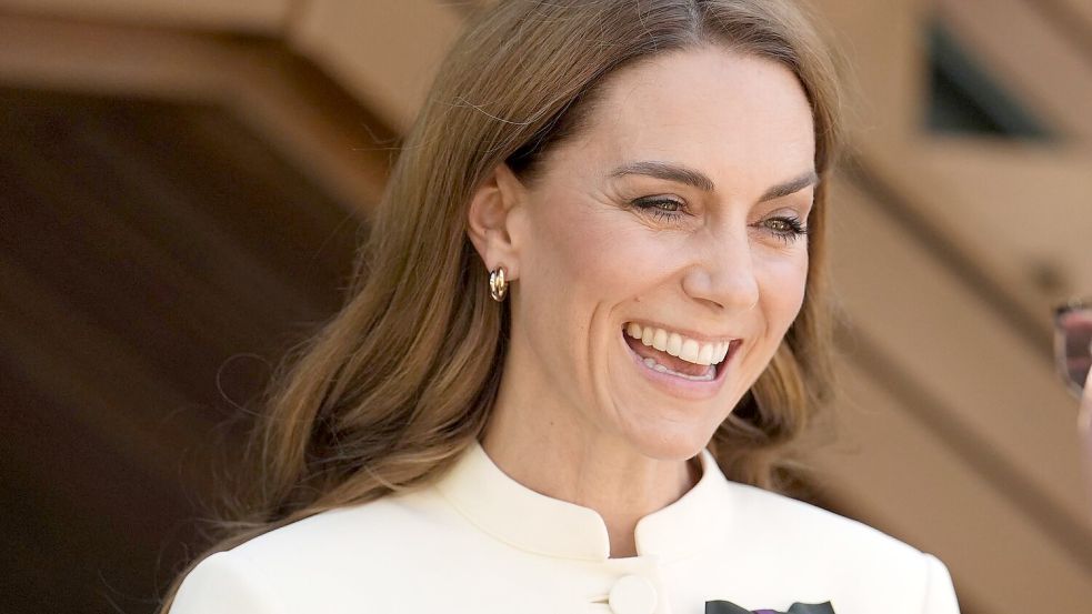 Prinzessin Kate feiert ihren 44. Geburtstag. Foto: Jordan Pettitt/PA Pool/AP/dpa