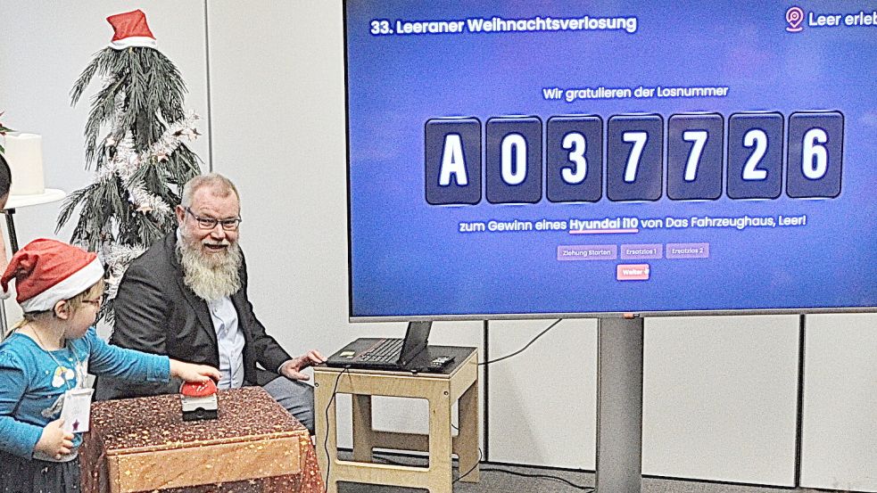 Die Ziehungen sind durch, nun sind Ersatzlose dran: Man kann noch immer 1000-Euro-Gutscheine bei der Weihnachtsverlosung abstauben. Foto: Bodo Wolters/Archiv