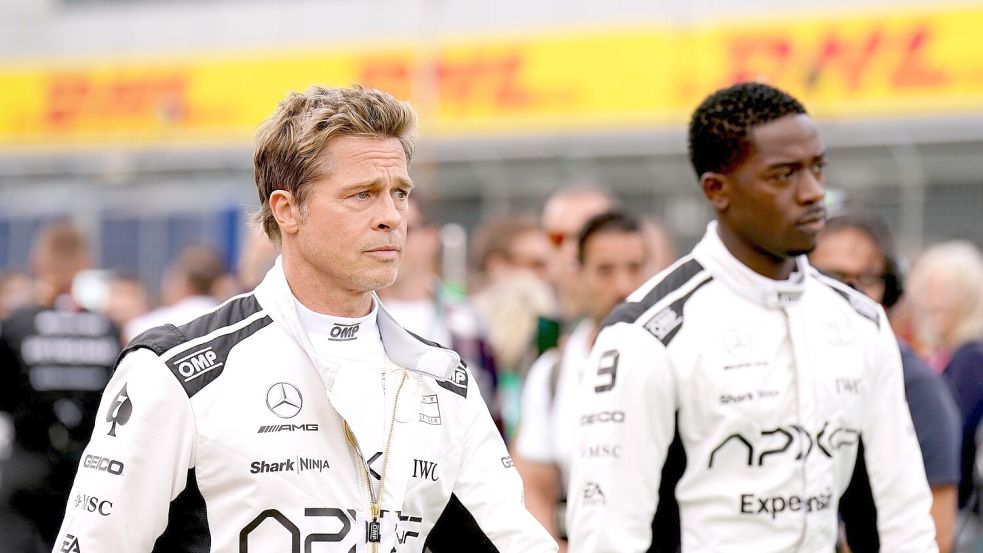 Der Rennsportfilm „F1“ mit Brad Pitt hat Chancen auf einen Preis von Hollywoods Produzentenverband. (Archivbild) Foto: Tim Goode