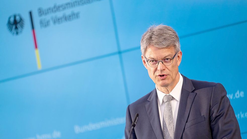 Das Haus von Bundesverkehrsminister Patrick Schnieder (CDU) verweist auf den noch nicht abgeschlossenen Meinungsbildungsprozess innerhalb der Regierung. (Archivfoto) Foto: Fabian Sommer/dpa