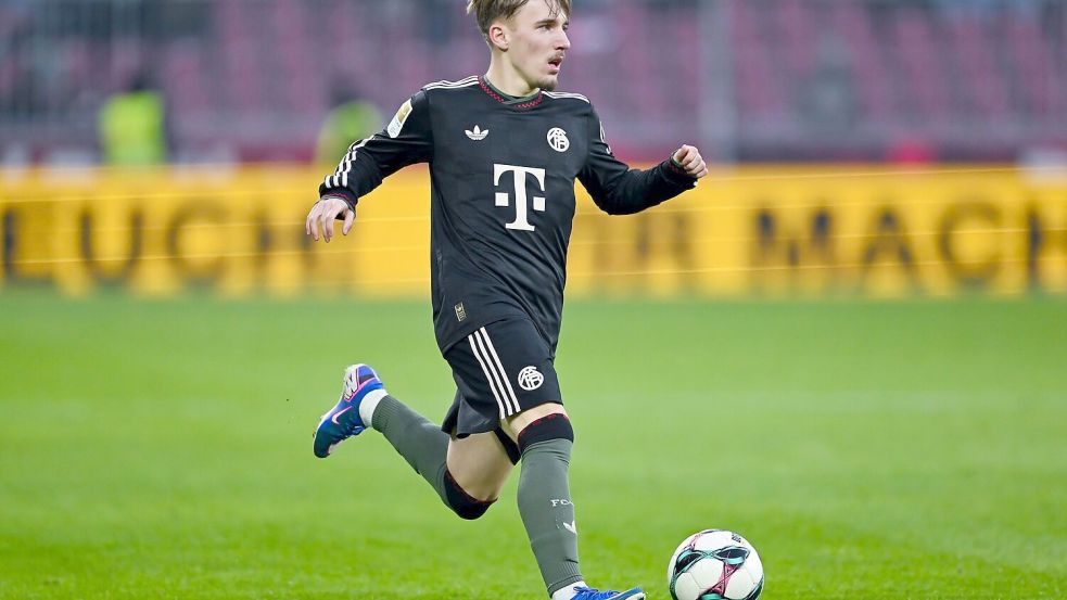 Beim Testspiel in Salzburg glänzte Lennart Karl als zweifacher Torschütze. (Archivbild) Foto: Sven Hoppe