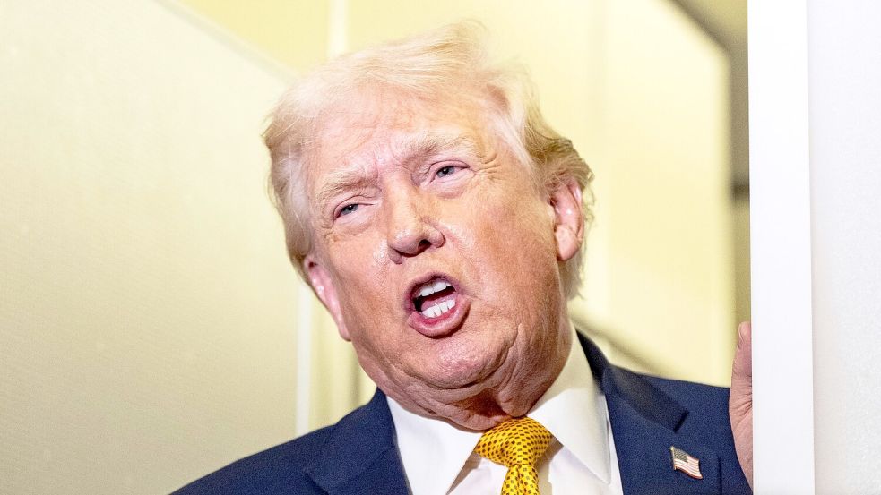 Laut US-Präsident Trump will der Iran verhandeln. Foto: Alex Brandon/AP/dpa