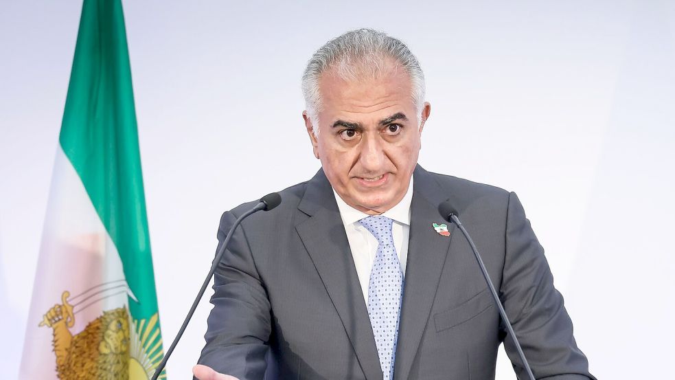 Der Sohn des gestürzten Schahs, Reza Pahlavi, drängt auf einen Sturz der Staatsführung im Iran. (Archivbild) Foto: Thomas Padilla/AP/dpa